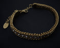 Load image into Gallery viewer, Chained Diamonds 18k Gold Plated Bracelet
