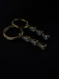 Load image into Gallery viewer, Rain Droplets 18k Gold Plated Earrings
