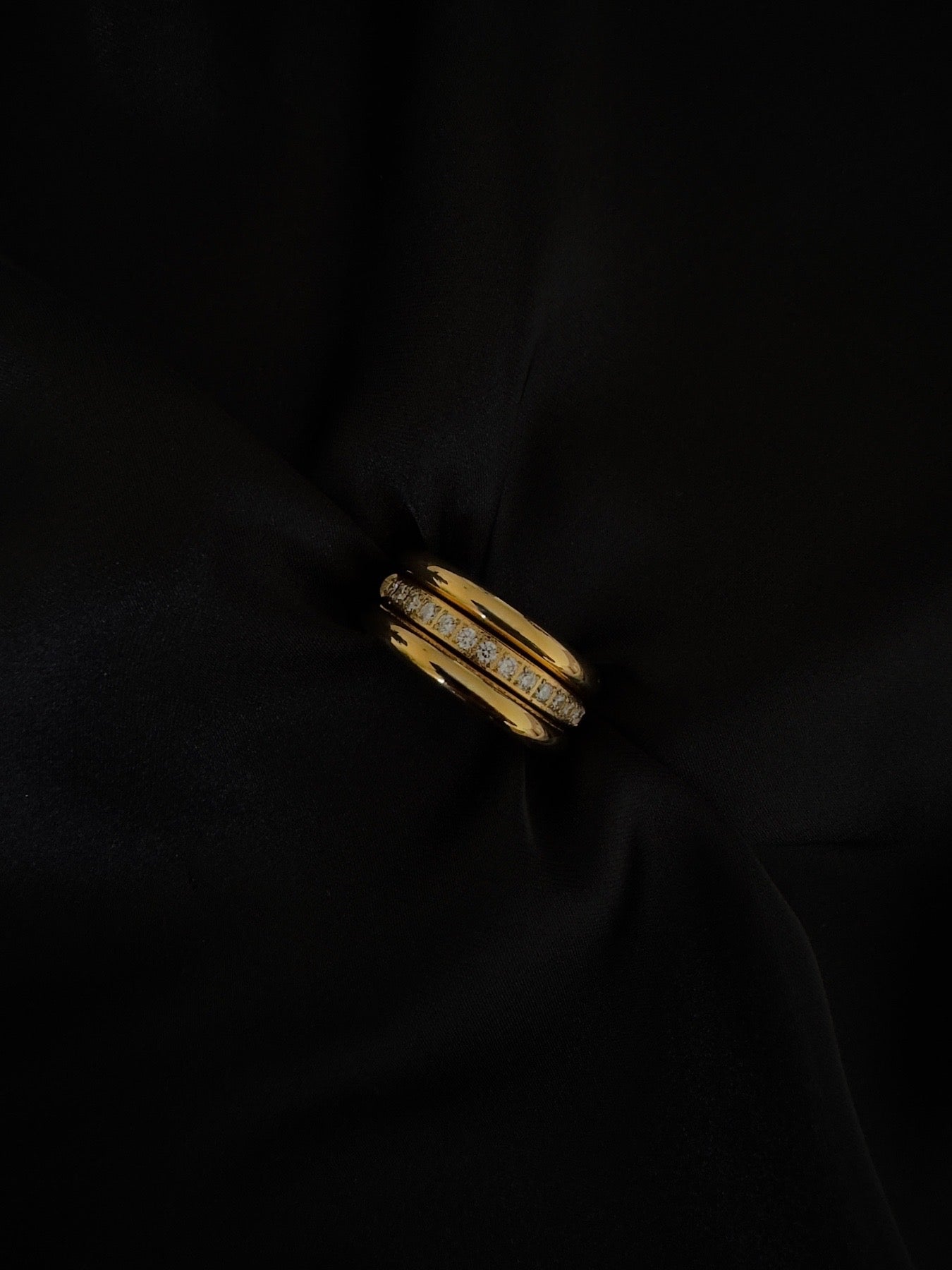 Tri-bond 18k Gold Plated Ring