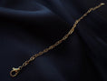 Load image into Gallery viewer, Dainty Chain 18k Gold Plated Bracelet
