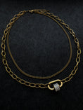 Load image into Gallery viewer, Sophisticated Duo 18k Gold Plated Necklace
