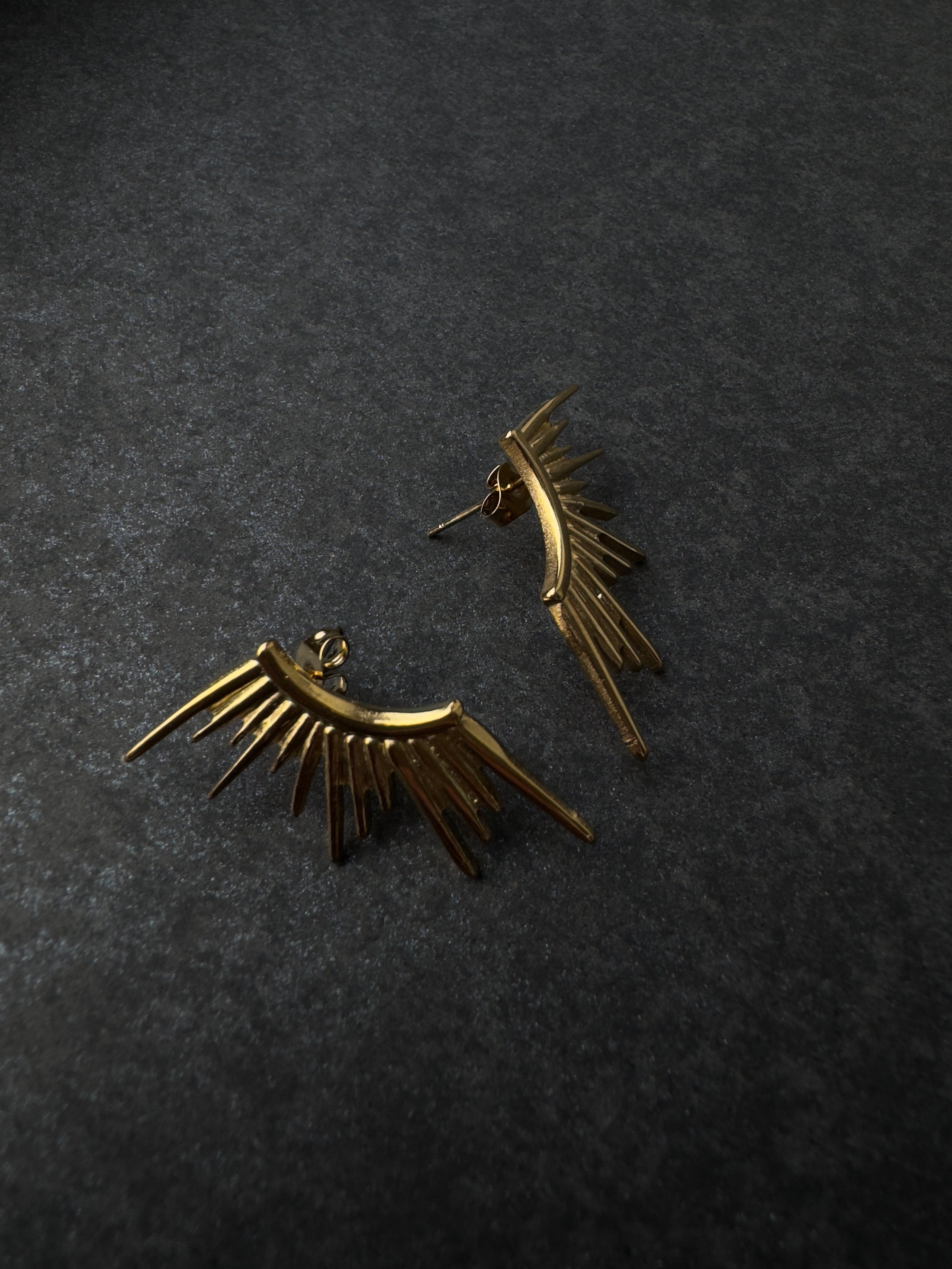 Sun Shine 18k Gold Plated Earrings