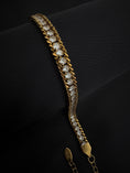 Load image into Gallery viewer, Chained Diamonds 18k Gold Plated Bracelet
