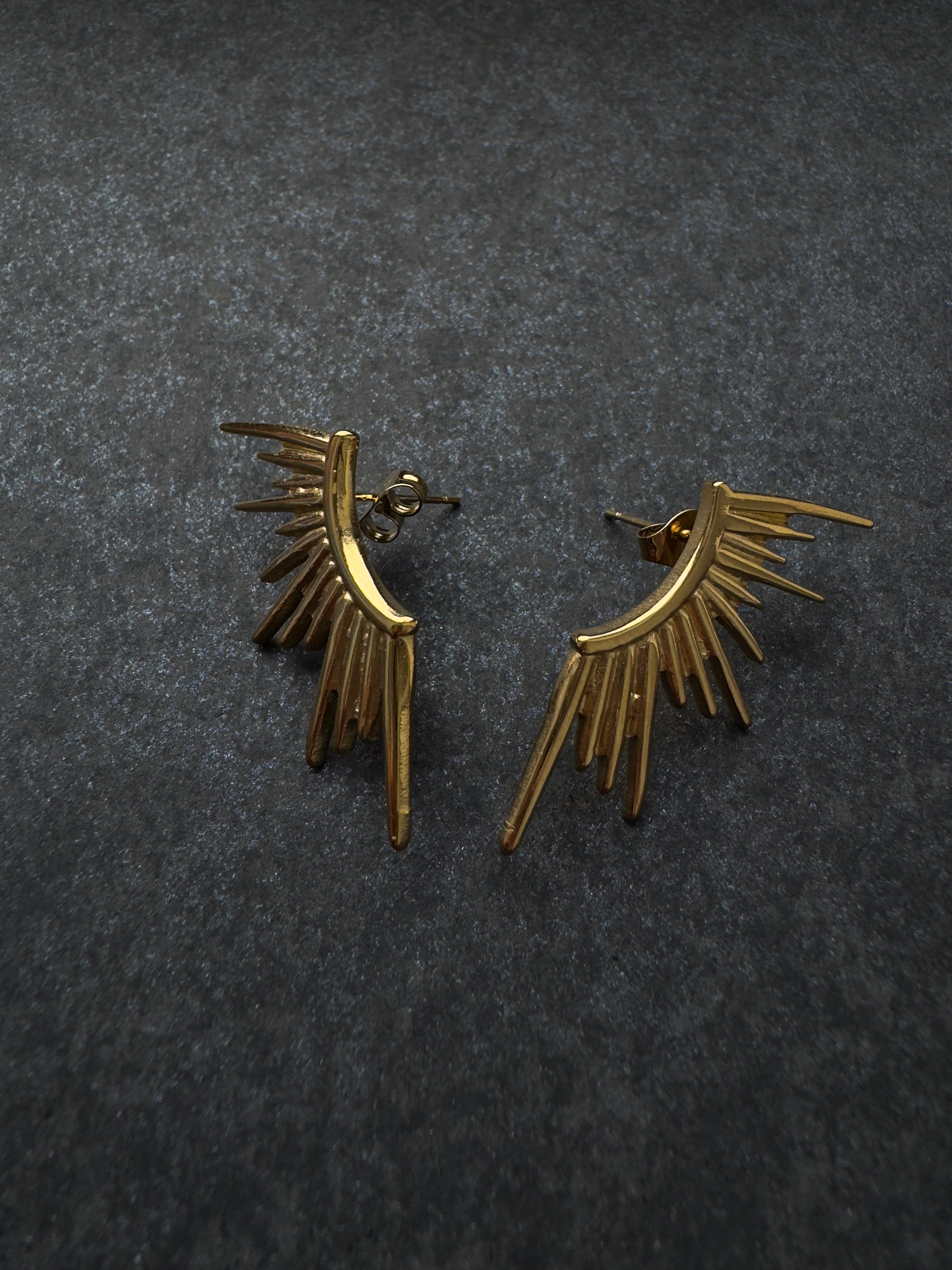 Sun Shine 18k Gold Plated Earrings