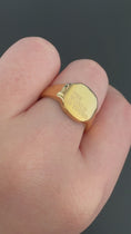 Load and play video in Gallery viewer, The World is Yours 18K Gold Plated Ring
