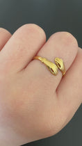 Load and play video in Gallery viewer, Hug me 18K Gold Plated Ring
